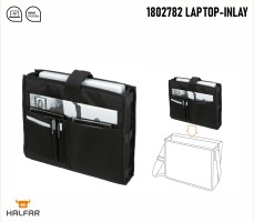 1802782 WKŁAD DO TORBY NA LAPROPA HALFAR LAPTOP INLAY